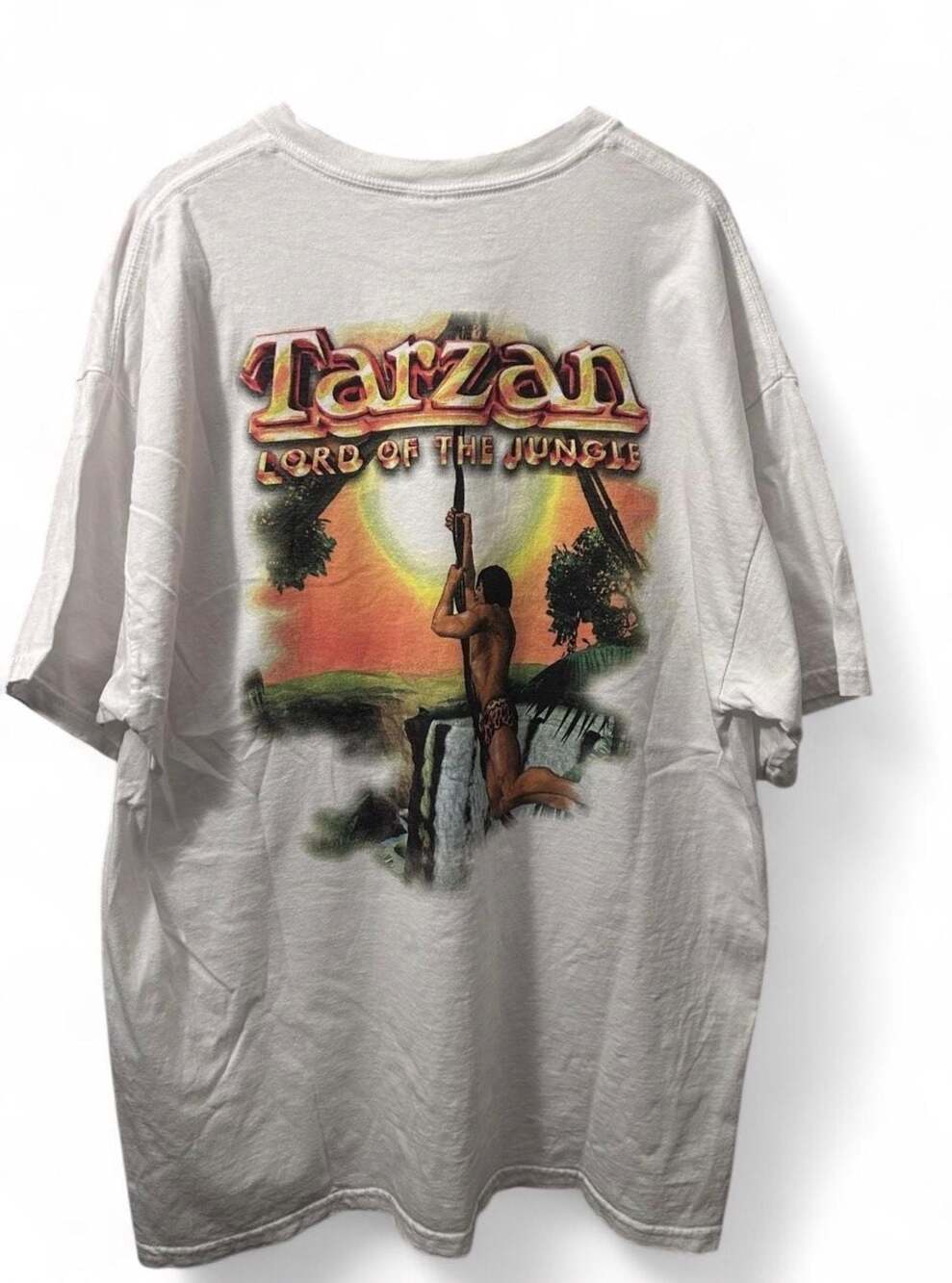Vintage Tarzan Lord of the Jungle Graphic T-Shirt Aristocrat Casino Promo
